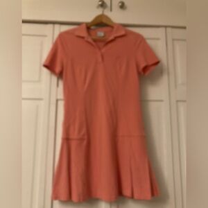 Outdoor Voices Coral Polo Collar Active Dress